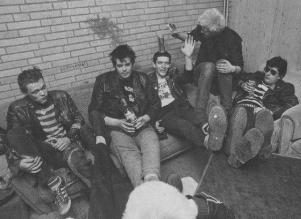 Young oldpunks hanging out
